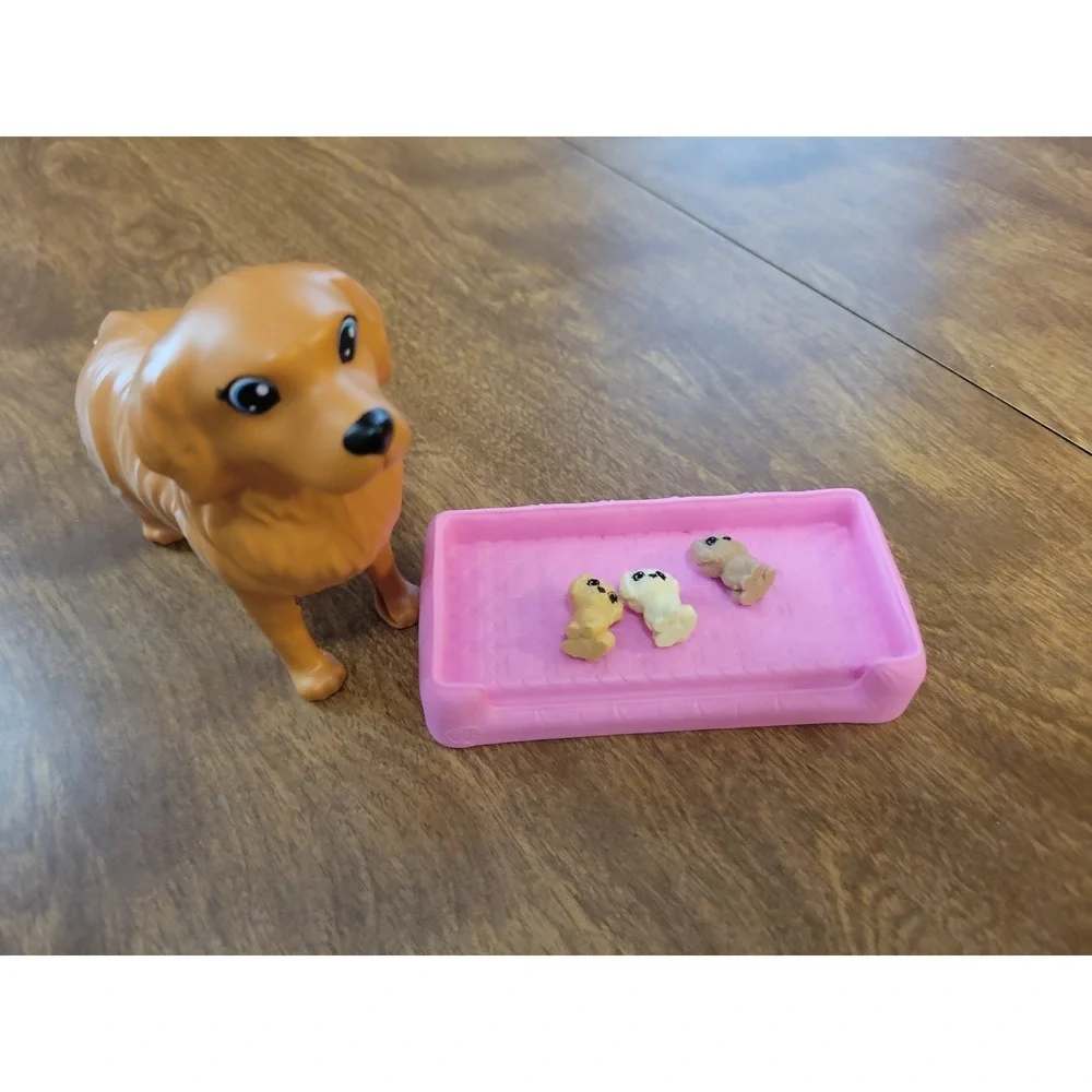 Barbie‎ Dog Newborn Puppies 3 Babies Pup Pregnant Mattel Birth